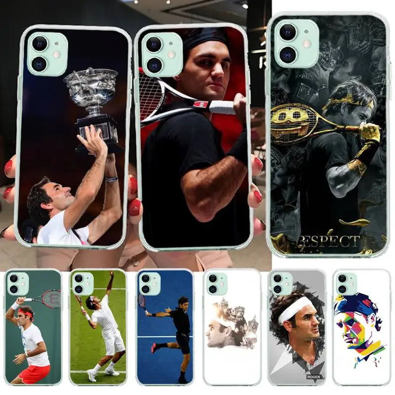 HPCHCJHM Роджер Федерер DIY Печать чехол для телефона iPhone 11 pro XS MAX 8 7 6 6S Plus X 5S SE XR