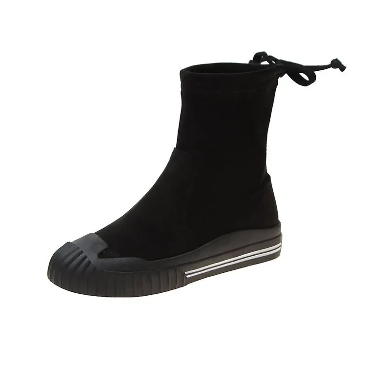 Женские высокие ботильоны коллекция 2019 года зимняя обувь женские замшевые