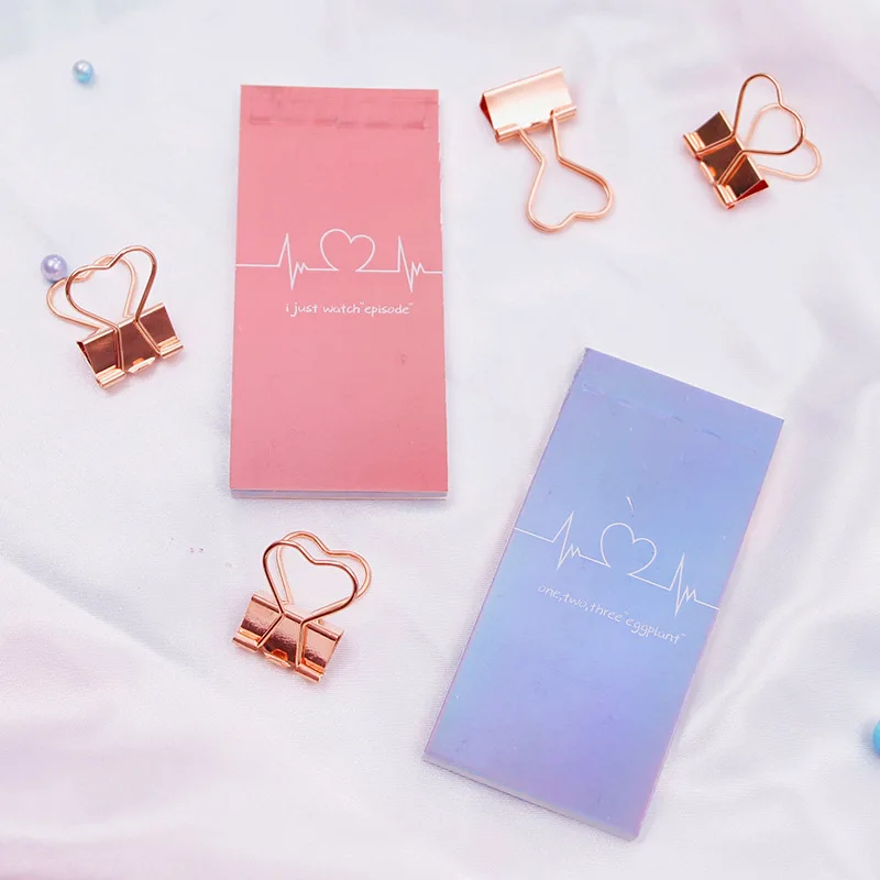 Креативный лазерный блокнот набор сменный цвет Скрепка цветная страничка