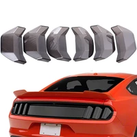 car tail light cover rear lamp shell guard trim frame bezel taillight hood for ford mustang 2018 accessories