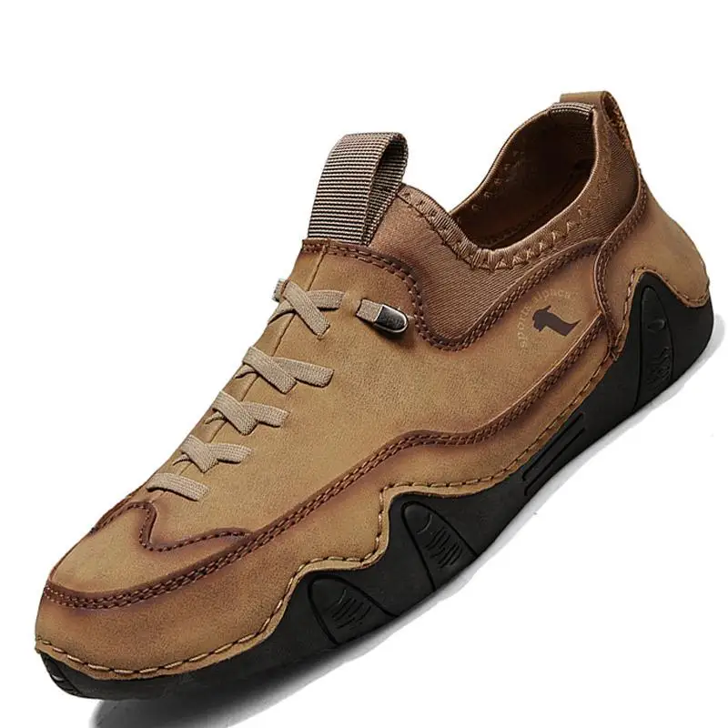 

Men Leather Casual Shoes Designer Sneakers Men Luxury Brand Loafers Slip-on Men's Driving Shoes Breathable Classic Moccasins