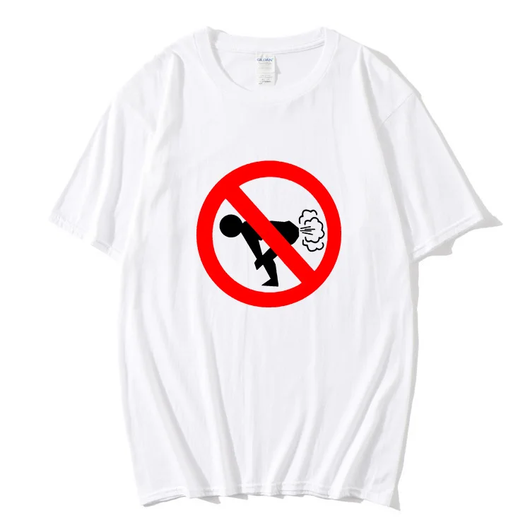 

New Fashion Men's T-shirt Summer Short-sleeved O-neck T-shirt No Fart Graphic T-shirt Pure Cotton Men's Shirt Tee Clothing