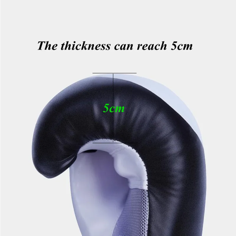 Высокое качество 10 унций боксерские перчатки из искусственной кожи Муай Тай Guantes