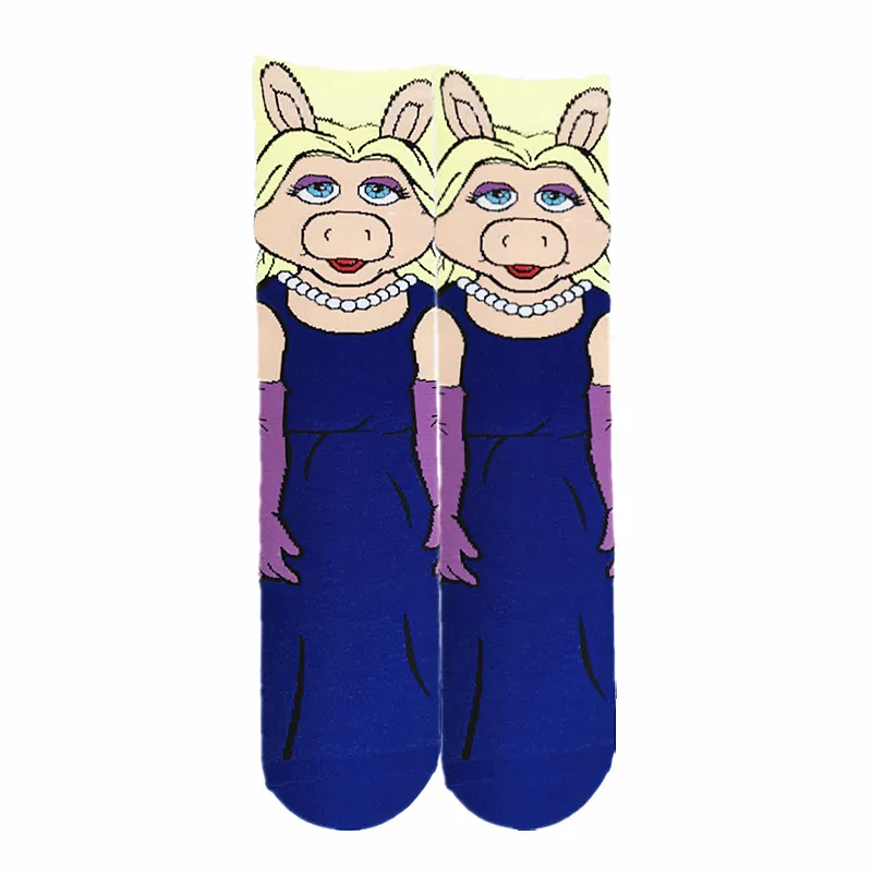 Носки мужские с аниме героями мультфильмов забавные повседневные уличные носки