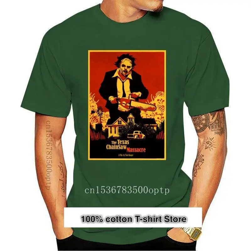 Camiseta de la matante TEXAS madscara cuero camiseta ужас motosierra 3 GP1 nueva | Мужская одежда