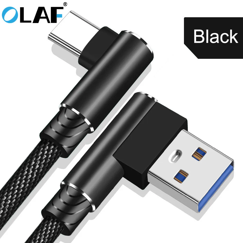 Black 5А кабель Supercharge usb type C для huawei P20 P30 Pro Quick Charge 4,0 3,0 кабель быстрой зарядки type C для samsung S9 S10 USB C - Цвет: Black