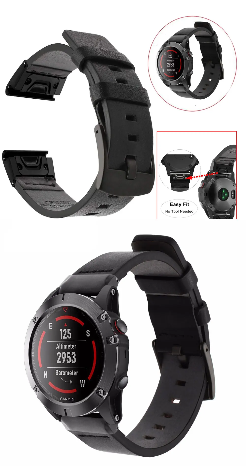 26 22 20 мм ремешок для часов Garmin Fenix 5X5 5SPlus 3 3HR Fenix 6 6X 6X Pro Watch Quick Release силиконовый легкий ремешок на запястье