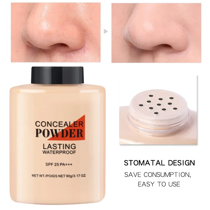 Banana Loose Powder Oil Control Long Lasting Face Makeup Highlighter Mineral Smooth Translucent Setting Cosmetic Hot Sell |