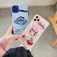 Lilo Stitch Disney iPhone Case Girls Women Cute Kawaii Anime Cases for iPhone 11 12 Pro Max 7 8 Plus X XS XR Pop It Toys