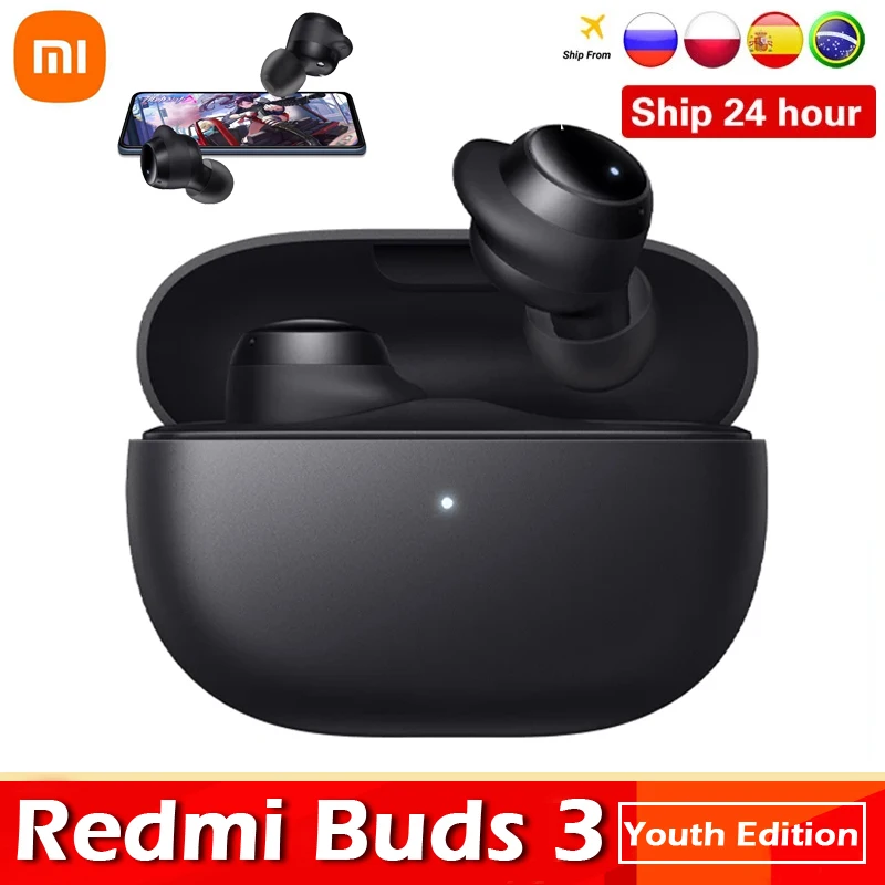Новинка 2021, оригинальные наушники Xiaomi Redmi Buds 3 Lite Youth Edition с Bluetooth 5,2, TWS наушники с шумоподавлением, беспроводные наушники Mi Ture