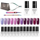 Комплект гель-лаков для ногтей ROSALIND, гибридный набор полуперманентных гель-лаков для маникюра, УФ-светодиодный Гель-лак для ногтей, отмачиваемый