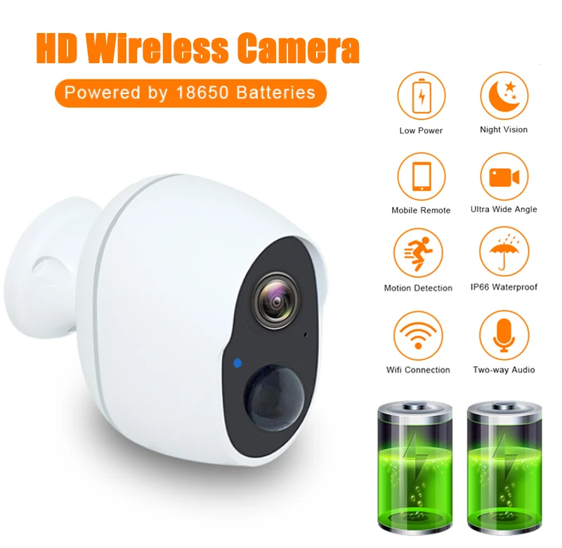 

Wireless Camera Security Camera Surveillance Wifi Camera Baby Monitor Wireless Camera Smart Home 1080P Indoor Outdoor Cam