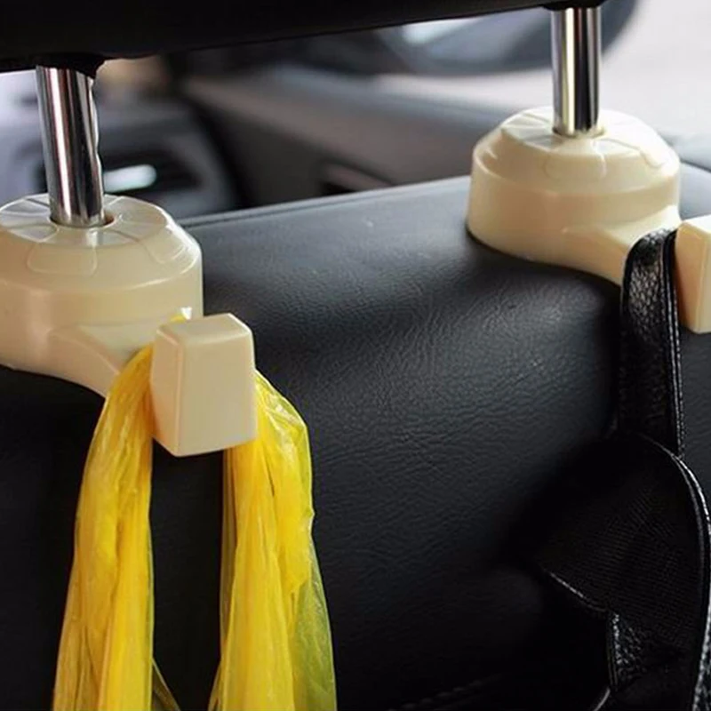 2 шт. Универсальный Автомобильный крючок на подголовник автомобиля заднее