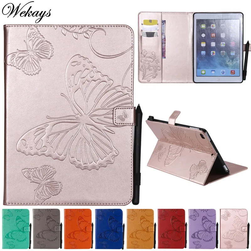 Кожаный чехол Wekays для Apple IPad Mini 1 2 3 7 9 дюйма мультяшный бабочка Mini1 Mini2 Mini3 чехлы Ipad |