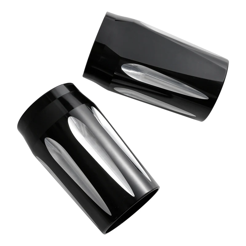 Мотоцикл вилка загрузки слайдер крышка корова колокол для Harley Touring CNC Street Glide Road King