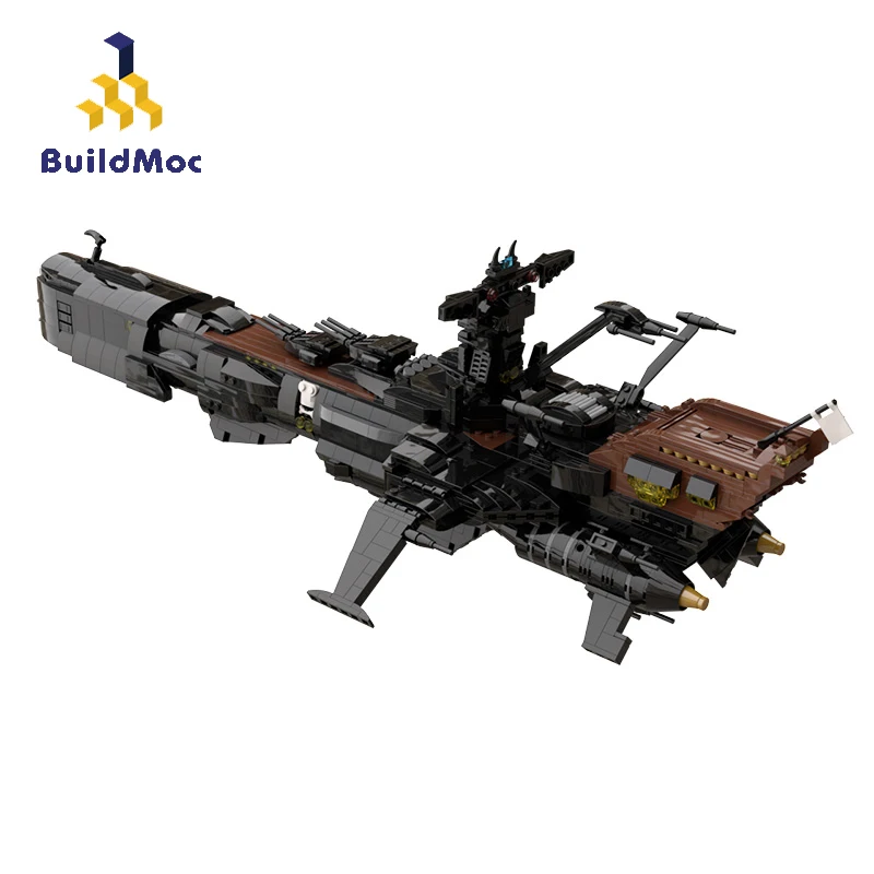 

BuildMoc военный космический пиратский корабль строительные блоки военный MOC механик кино, комикс серии модели Кирпичи игрушки для детей подар...