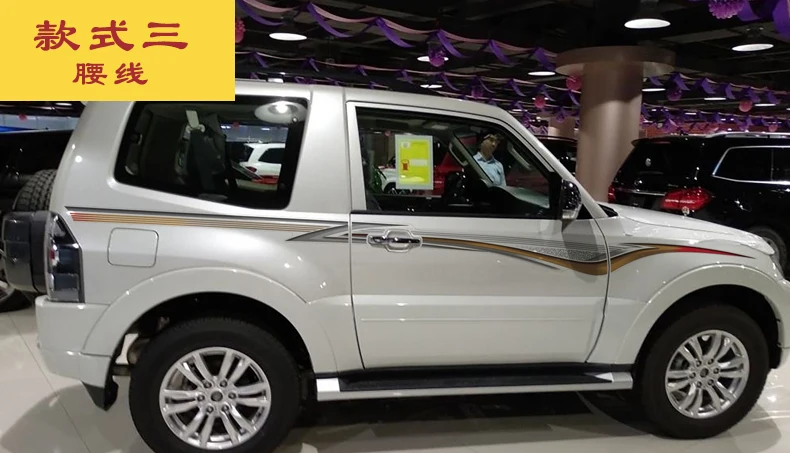 

Для Mitsubishi Pajero V87 автомобильные наклейки модификация автомобиля пользовательские спортивные наклейки Pajero V87 аксессуары