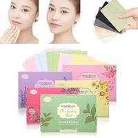 102030packs protable face absorbent paper oil control wipes absorbing sheet green tea oily face blotting matting tissue