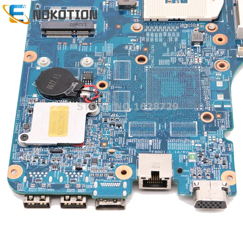 Материнская плата NOKOTION для ноутбука HP Probook 4440s 4540s 683495 501 001 601 HM76 UMA HD DDR3 полный