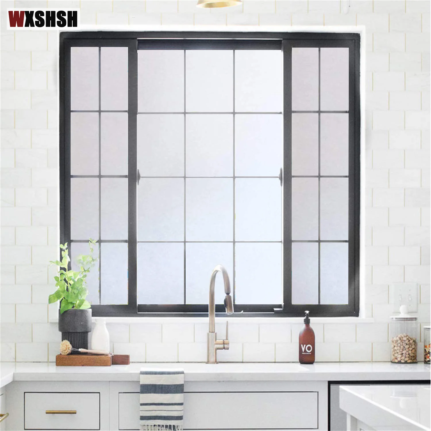 Белая цветная стандартная липкая оконная пленка Прямая поставка декоративная