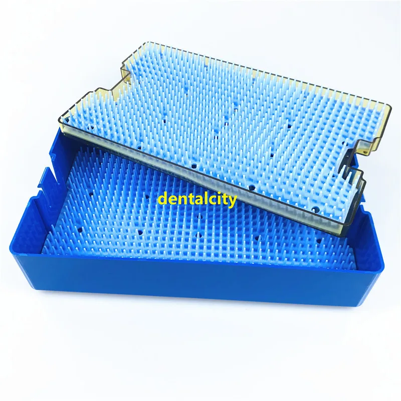 Силиконовый Лоток для стерилизации коробка из нержавеющей стали с двойным