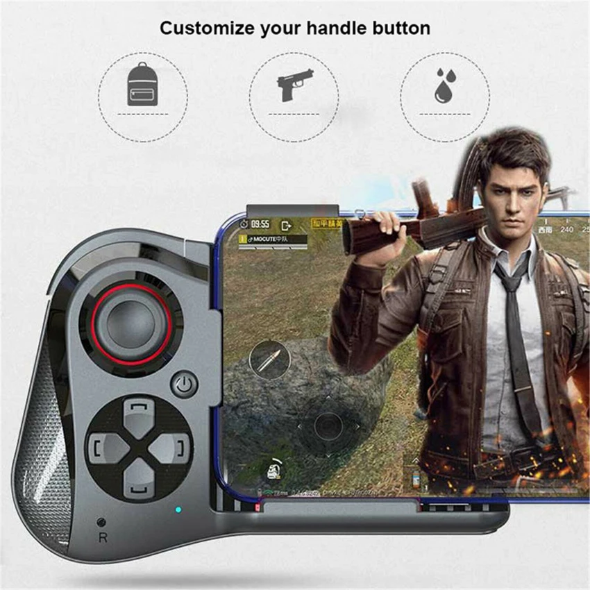 Беспроводной Bluetooth геймпад с одной рукой Android IOS PUBG для MOCUTE 059|Клавиатуры мобильных
