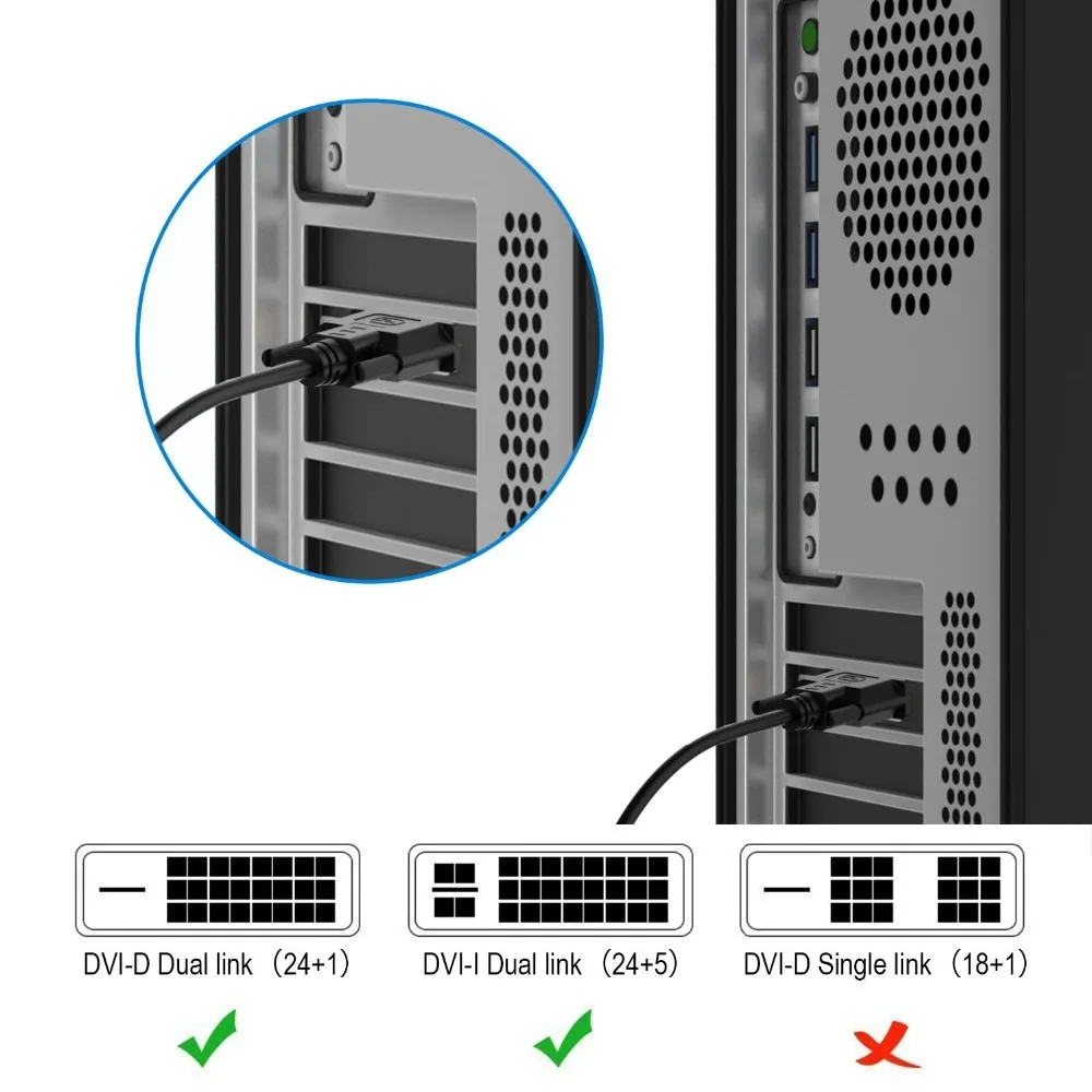 Кабель DVI высокоскоростной DVI 24+ 1 Pin папа-папа 1 m/1,5 m/2 m/3 m/5 m DVI-DVI кабель адаптер для проектора ноутбука tv lcd DVD HD tv
