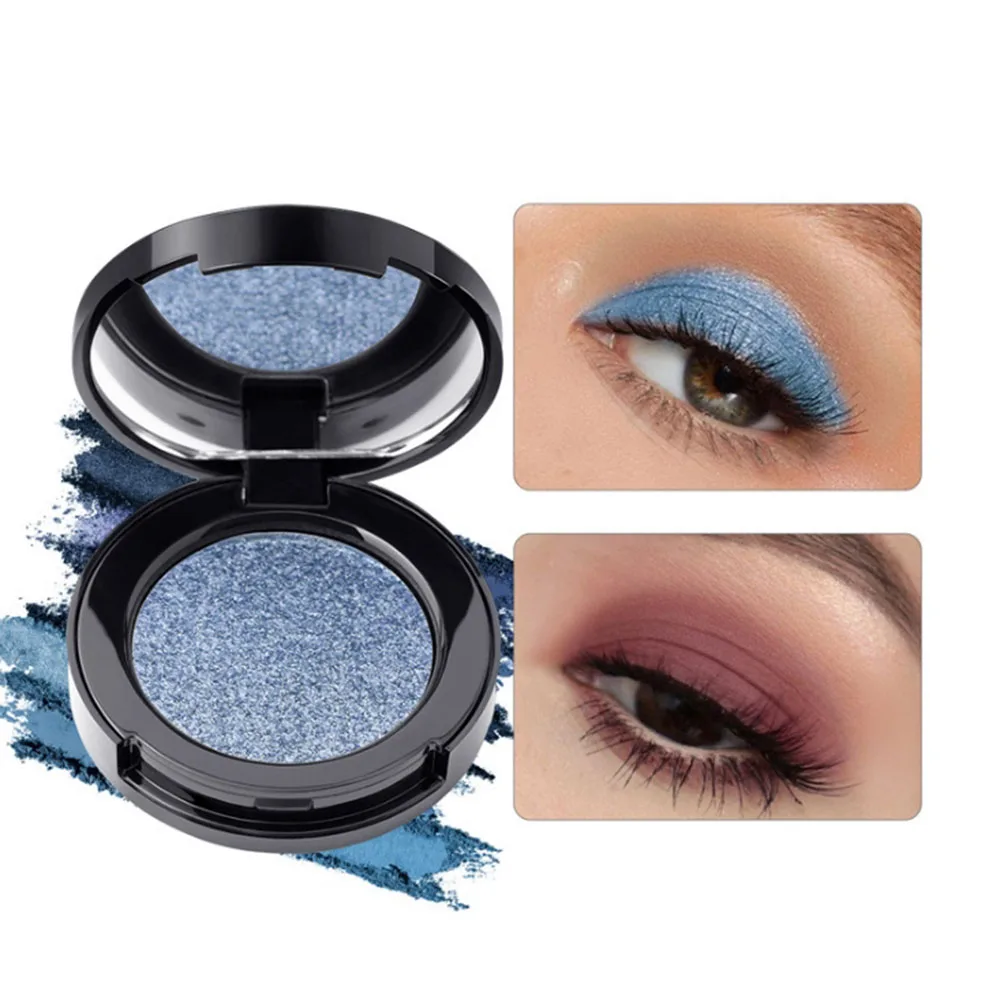 Матовые тени для век пудра длительное мерцание палитра теней с одним кончиком