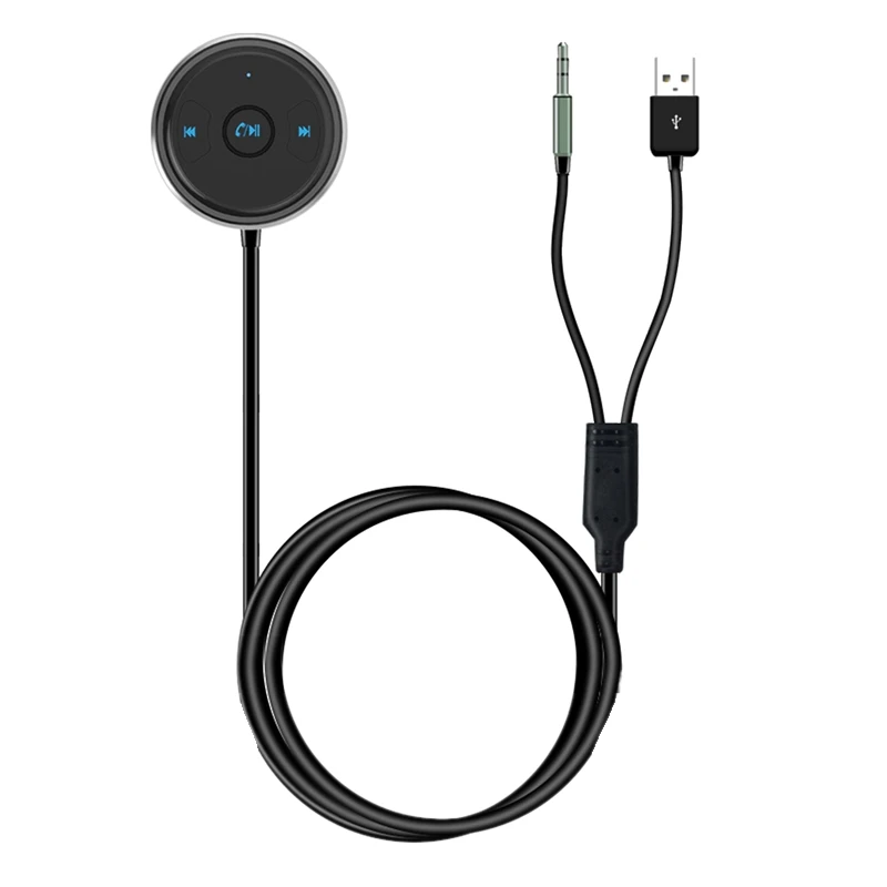 

Hot-AUX Car Bluetooth Adapter Audio Receiver 4.1 Support Hands-Free Calling