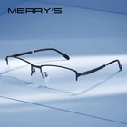 Оправа для очков MERRYS DESIGN S2306, оправа из титанового сплава для мужчин, оптическая оправа для делового стиля