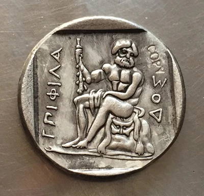 Греческий копия монет 12 г