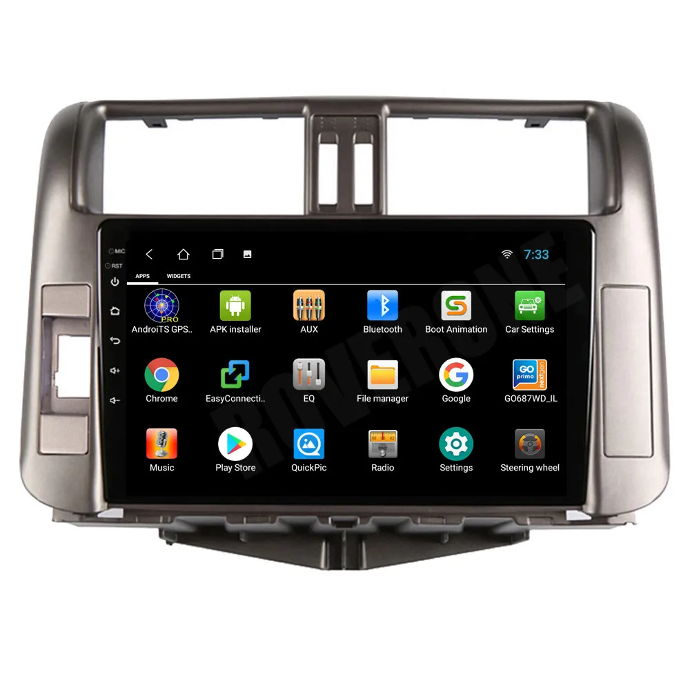 For Toyota Prado 150 2010 2011 2012 2013 Android 10 Car Radio Stereo GPS Navigation Navi Media Multimedia System PhoneLink | Автомобили и