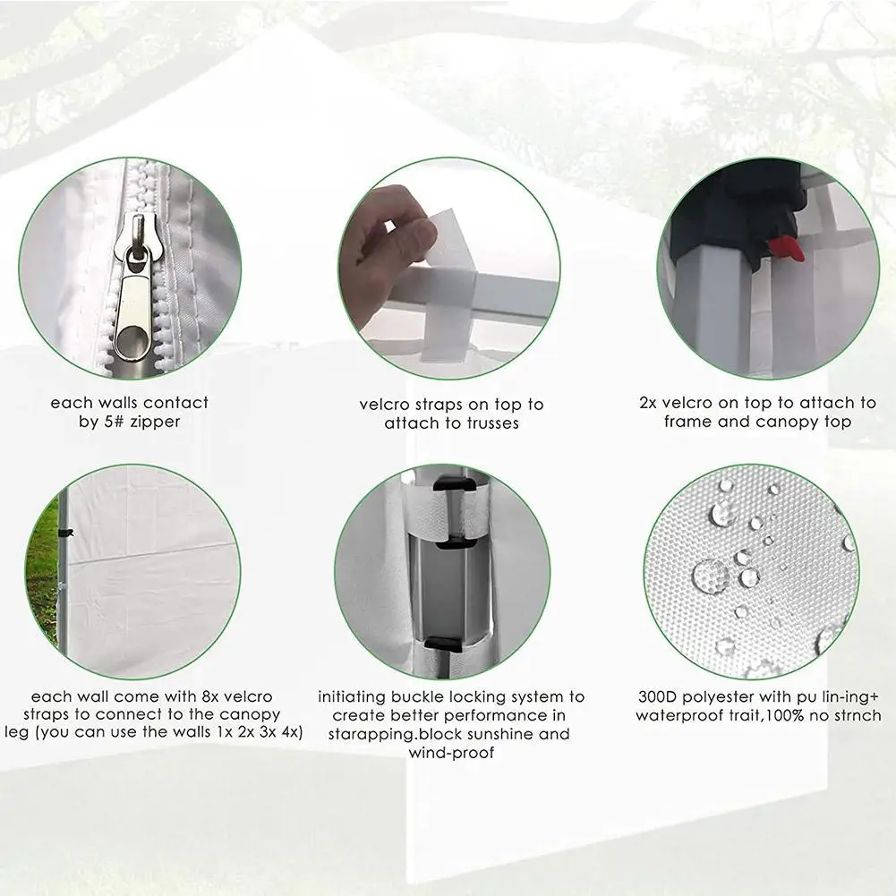 Тент от солнца складной непромокаемый полупрозрачный палатка из ткани для улицы