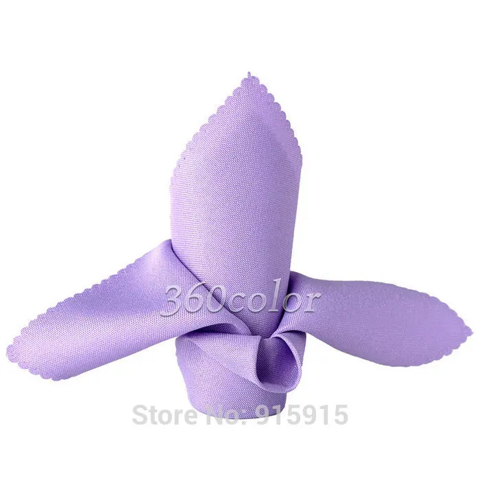 Lavender 10 льняных салфеток носовой платок из полиэстера 1" X 12" ткань Diner Свадебная вечеринка Рождество событие поставка 30 см* 30 см много цветов - Цвет: Lavender