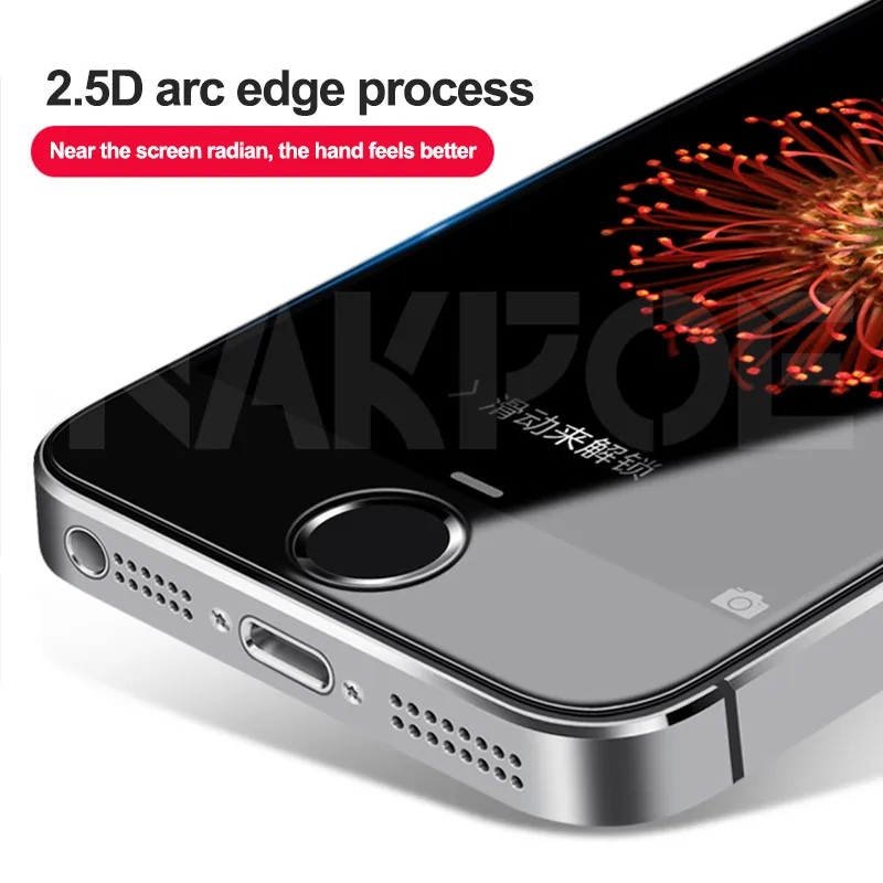 9D защитное стекло на iPhone 5S 5 5C SE закаленное защитное стекло для экрана для Apple iPhone SE 4 защитная пленка