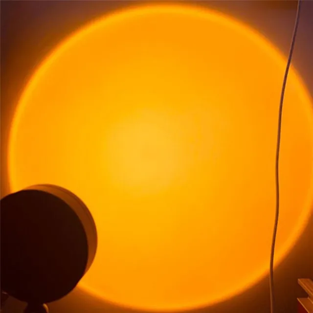 Sunlight Rainbow Sunset Projector Atmosphere Usb Dc5V Led Night Light Home Coffee Shop Background Wall Decoration Projected Lamp