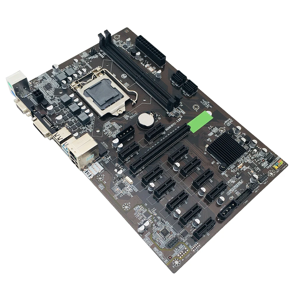b250 mining motherboard 12 gpu bitcoin crypto etherum mining jw b250p b250 btc pro ddr4 lga 1151 motherboard sata3 0 support vga free global shipping