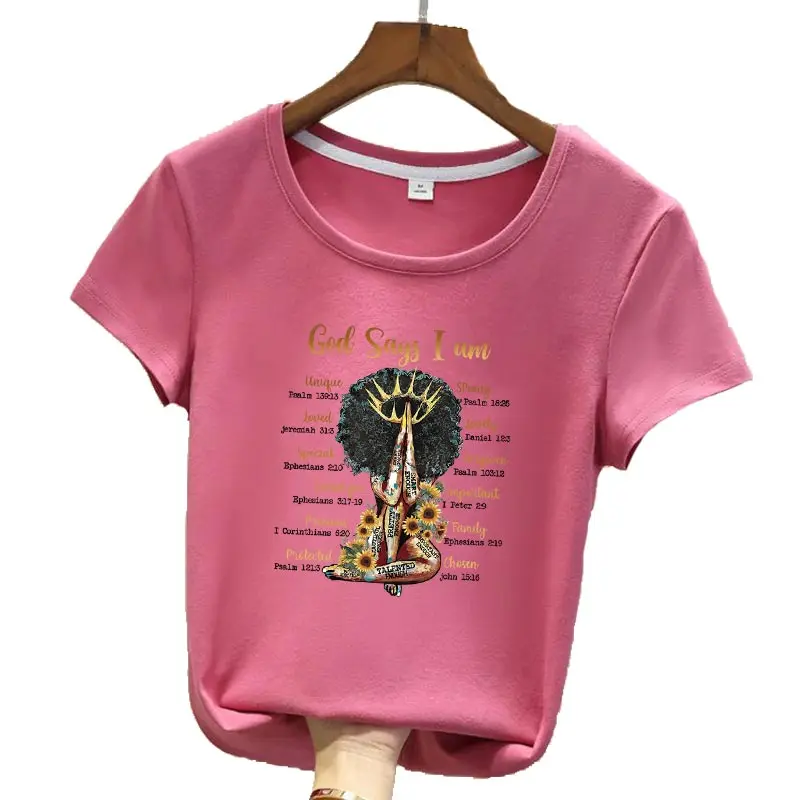 Бог говорит что я Патчи DIY моющиеся Термальность наклейки на футболке толстовки