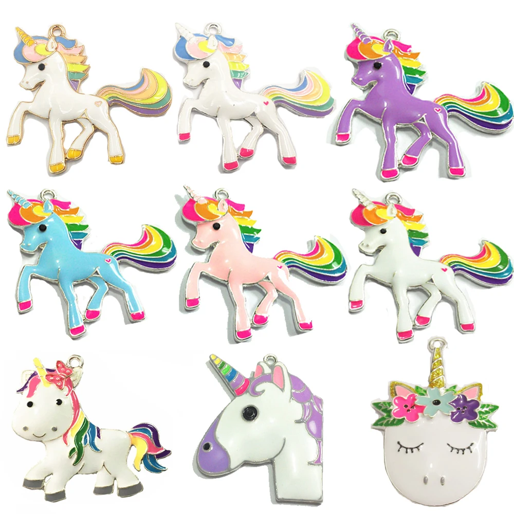 Оптовая продажа 10 шт./пакет серебро Цвет полностью покрытый эмалью в виде