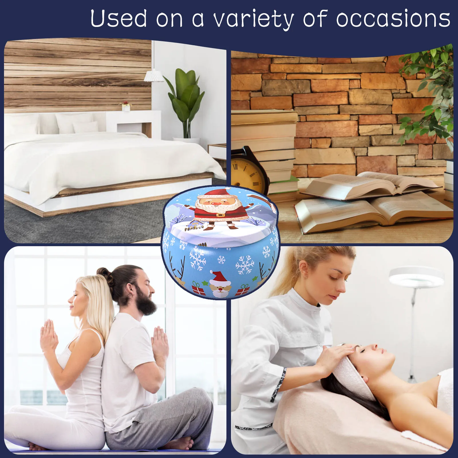 Подарочный набор рождественских свечей Ароматерапия Ароматические Свечи