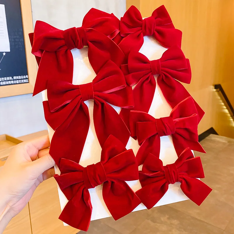 Повязка на голову с большим бантом из замшевой ткани эластичные повязки для