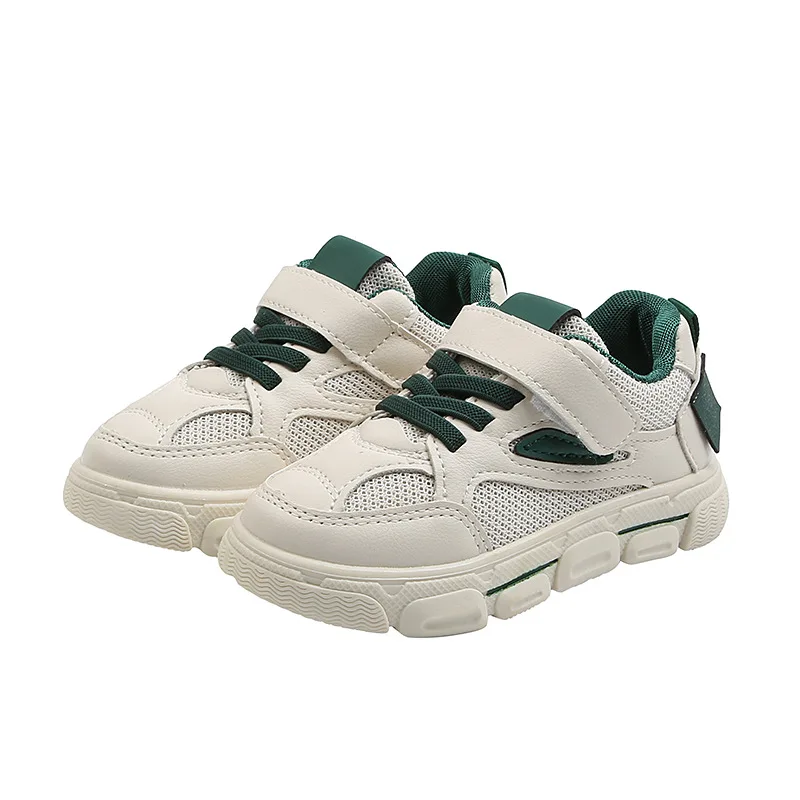 

Girls Shoes Spring and Summer New Korean Version of Soft Soles Breathable Sports Shoes for Boys Non-slip Casual Board Shoes