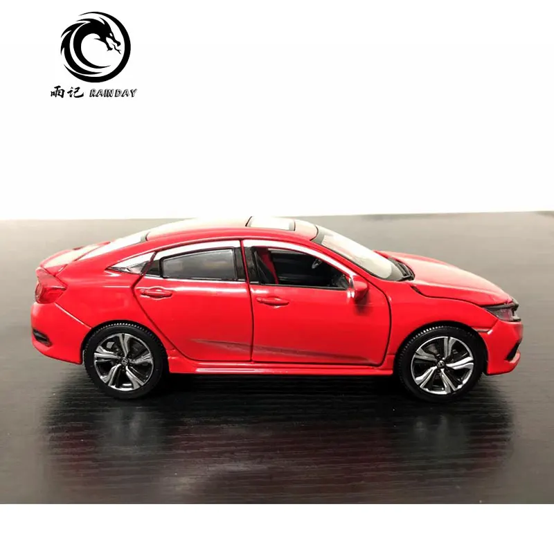 3 шт./партия JK 1/32 масштабная модель автомобиля игрушки Япония Honda Civic звук и свет литья под давлением Металл тянет назад модель автомобиля игрушка