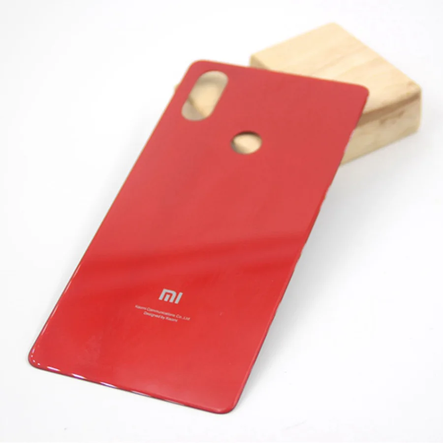 Mi 8SE Red Для Xiaomi Mi 8 крышка батареи Задняя стеклянная задняя дверь корпус чехол для Xiaomi Mi 8 SE крышка батареи 8SE 8 Lite Explorer Pro замена - Цвет: Mi 8SE Red