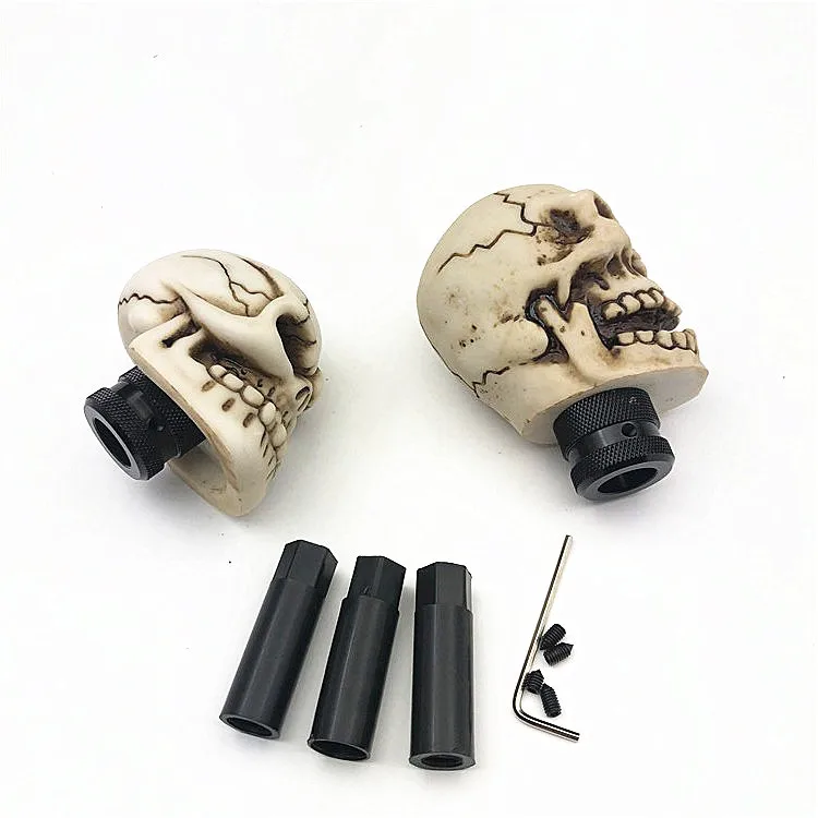 Universal Skull Resin Manual Gear Shift Knob Car Shifter Stick Lever Fit For BMW Ford Passat Honda Audi Toyota | Автомобили и