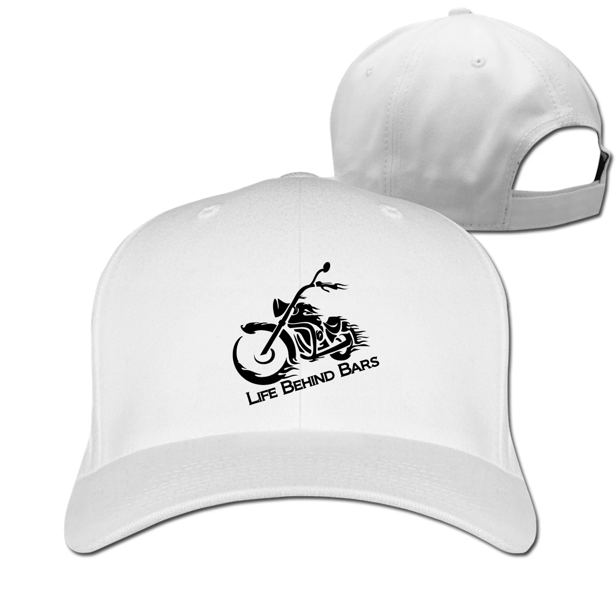 

Life Behind Bars Motorcycle Biker T man's woman's Fashionable breathable Sun Caps