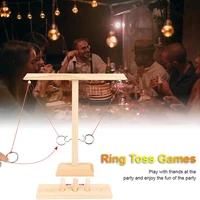 ring swing toss game hook and ring game detachable throwing drinking game ring toss battle desktop play for home bar aa