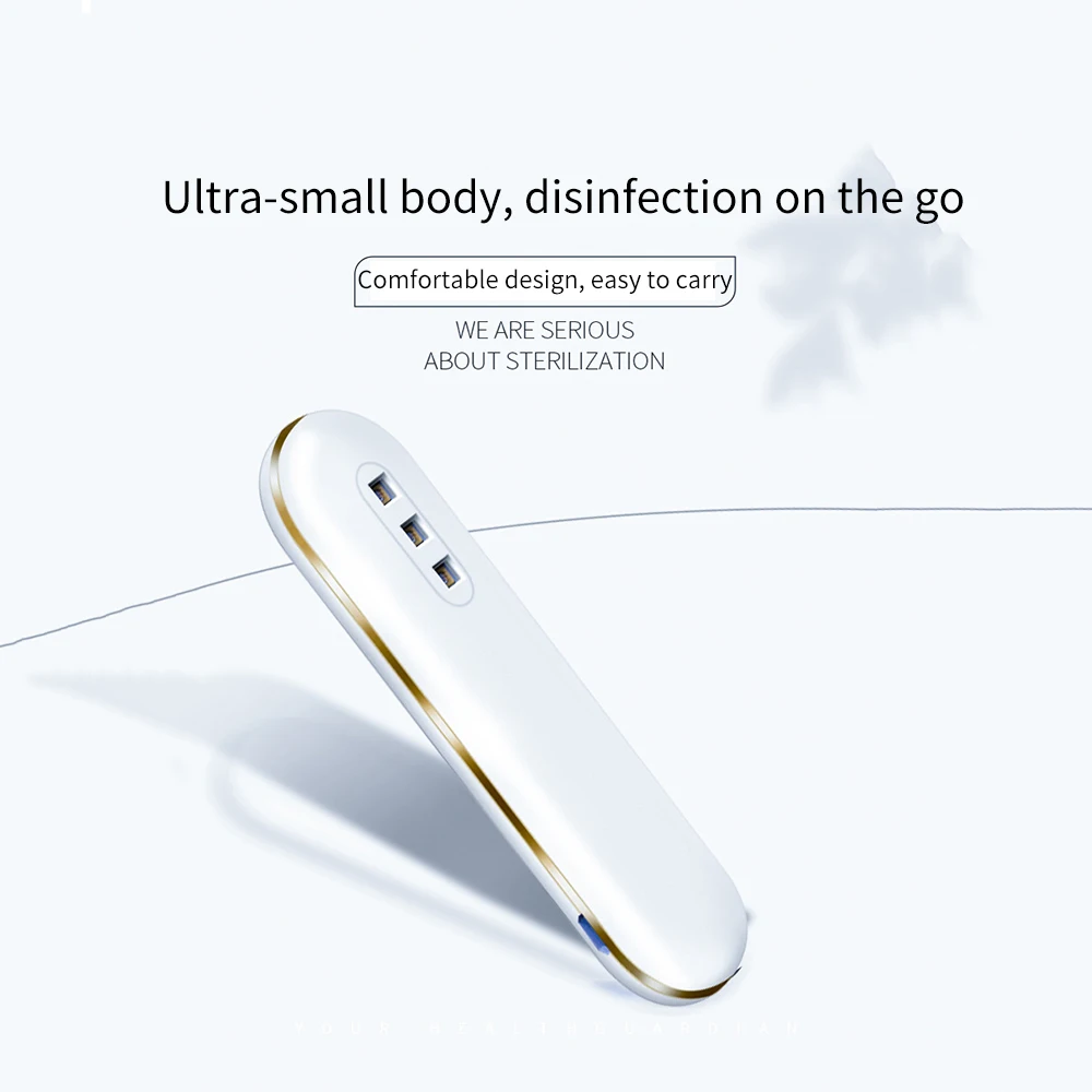 Ультрафиолетовая бактерицидная лампа портативная перезаряжаемая Бытовая для