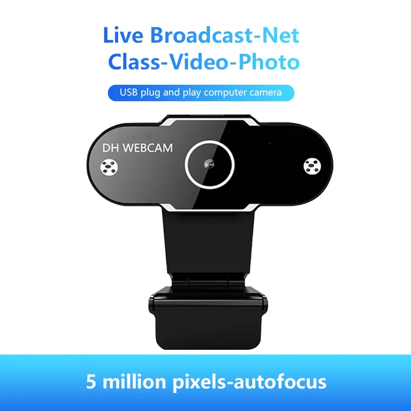 

HD 2K Auto Focus 1080P Webcam Computer Camera High-end Video Call Camera Built-in Microphone USB Driver-free Plug And Play