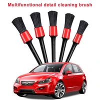 5pcs car detailing brush auto car cleaning detailing set dashboard wash accessories air outlet clean brush tools